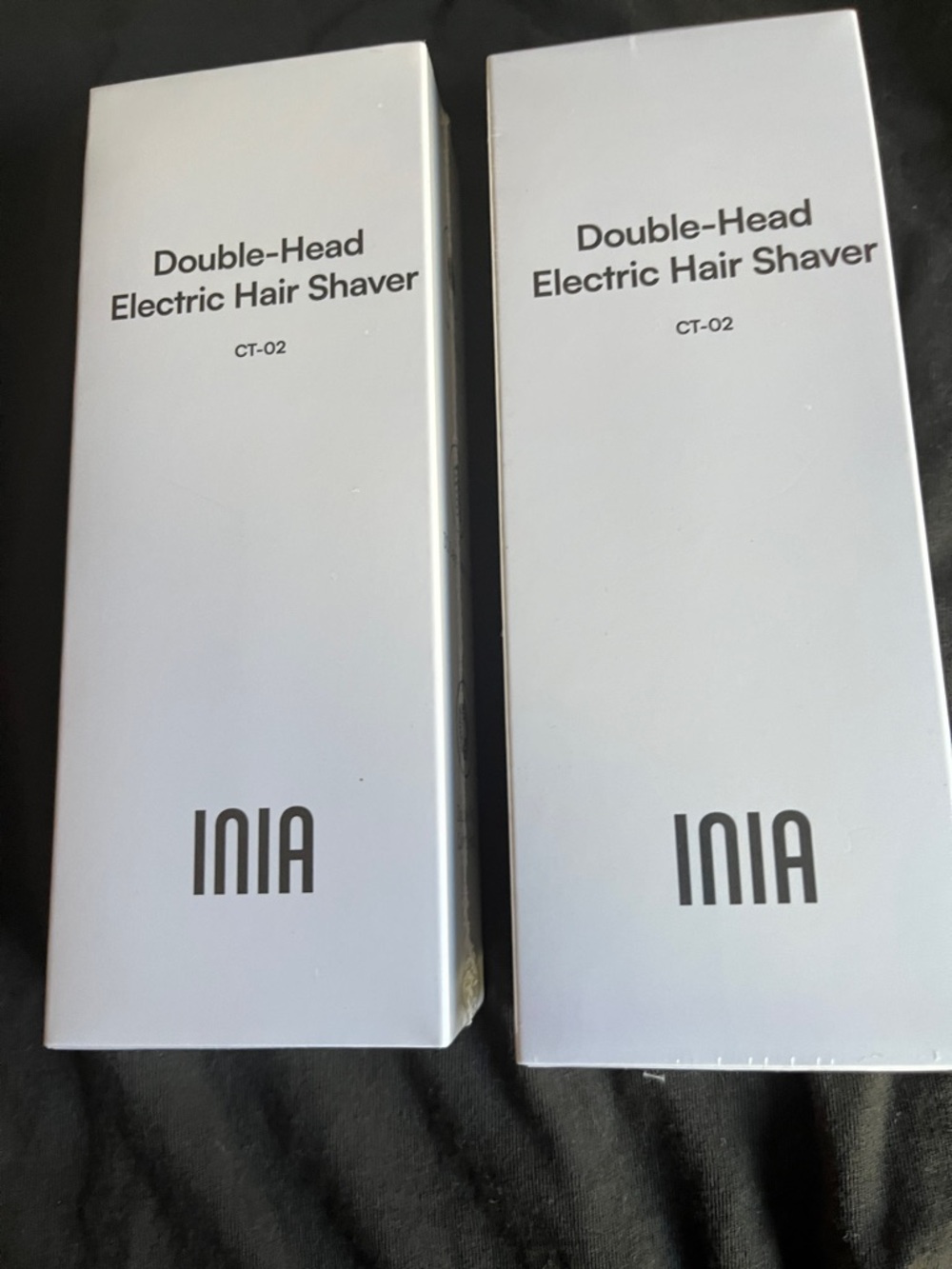 NWT Double-Head Electric Hair Shaver CT-02 - White pink in box. Get 2